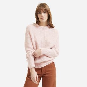 Everlane Oversized Alpaca Sweater in Rose